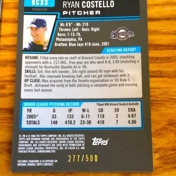 ⚾️ 2006 Bowman Chrome Baseball Card Lot ⚾️ - Picture 6 of 6